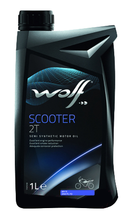 Моторное масло Wolf Scooter 2T, 1л 